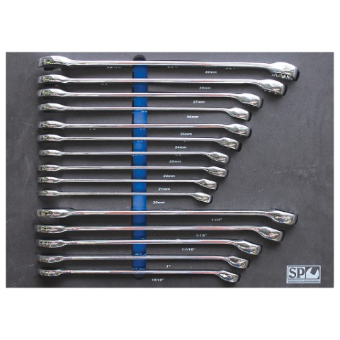 SP - TOOL KIT LARGE 15PC SPANNER SET IN EVA FOAM 